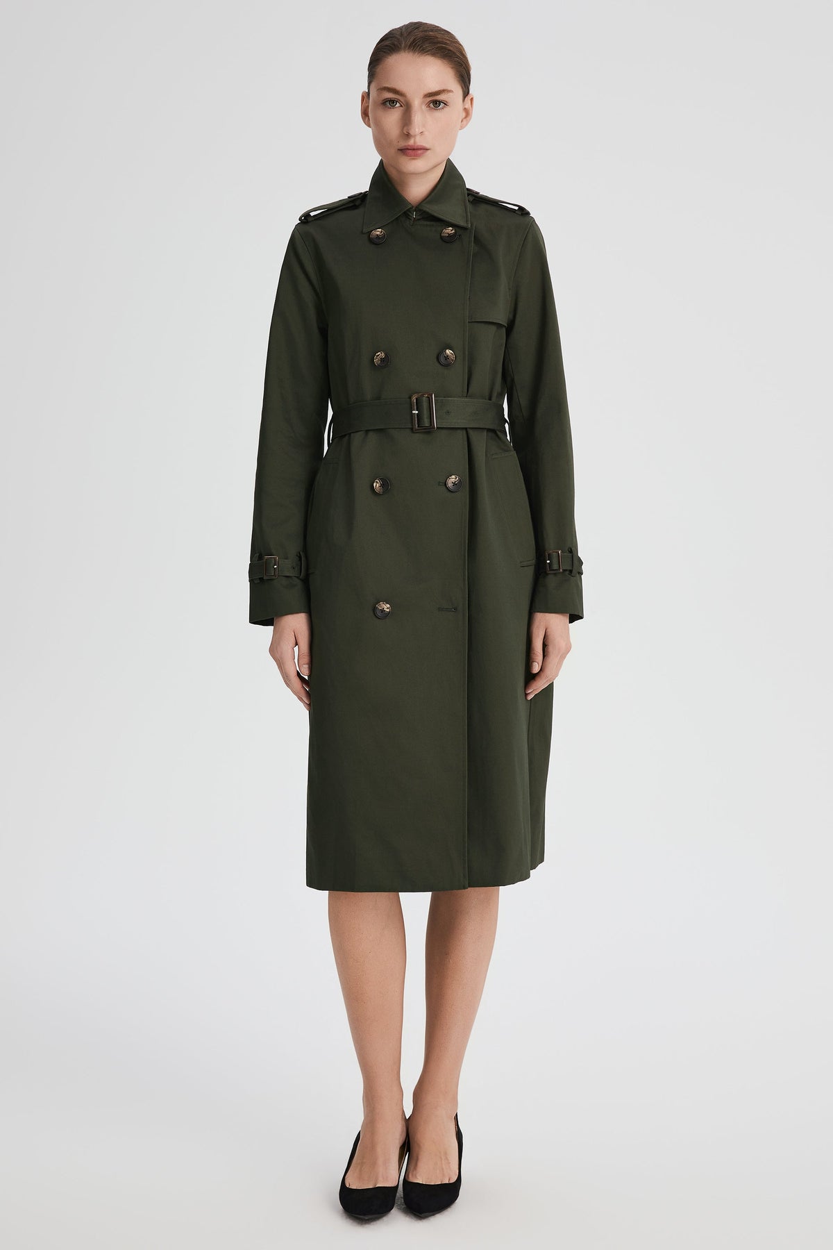 Long Classic Trench Coat