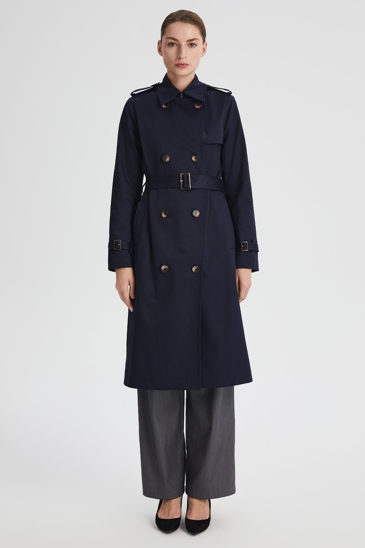 Long Classic Trench Coat