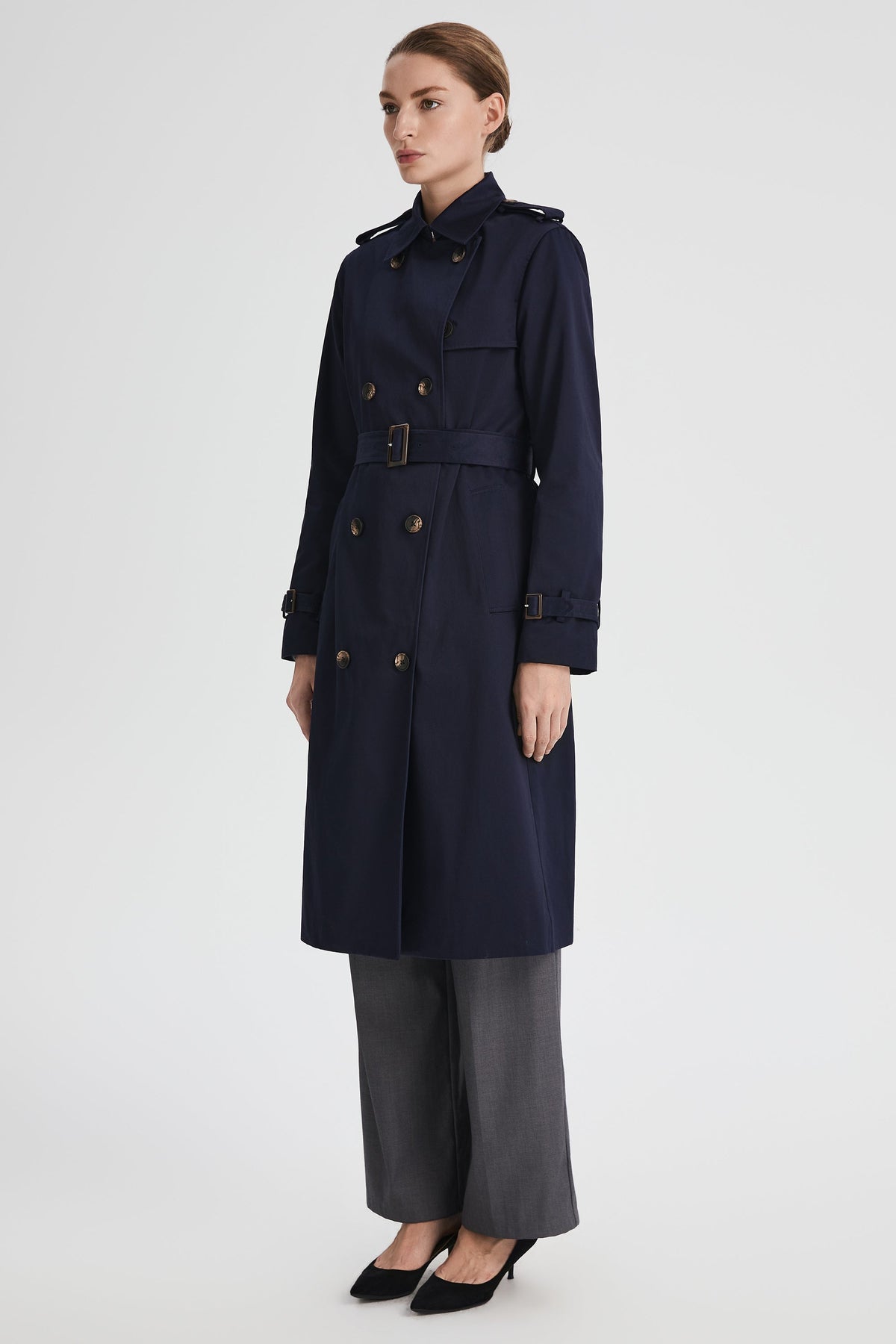 Long Classic Trench Coat
