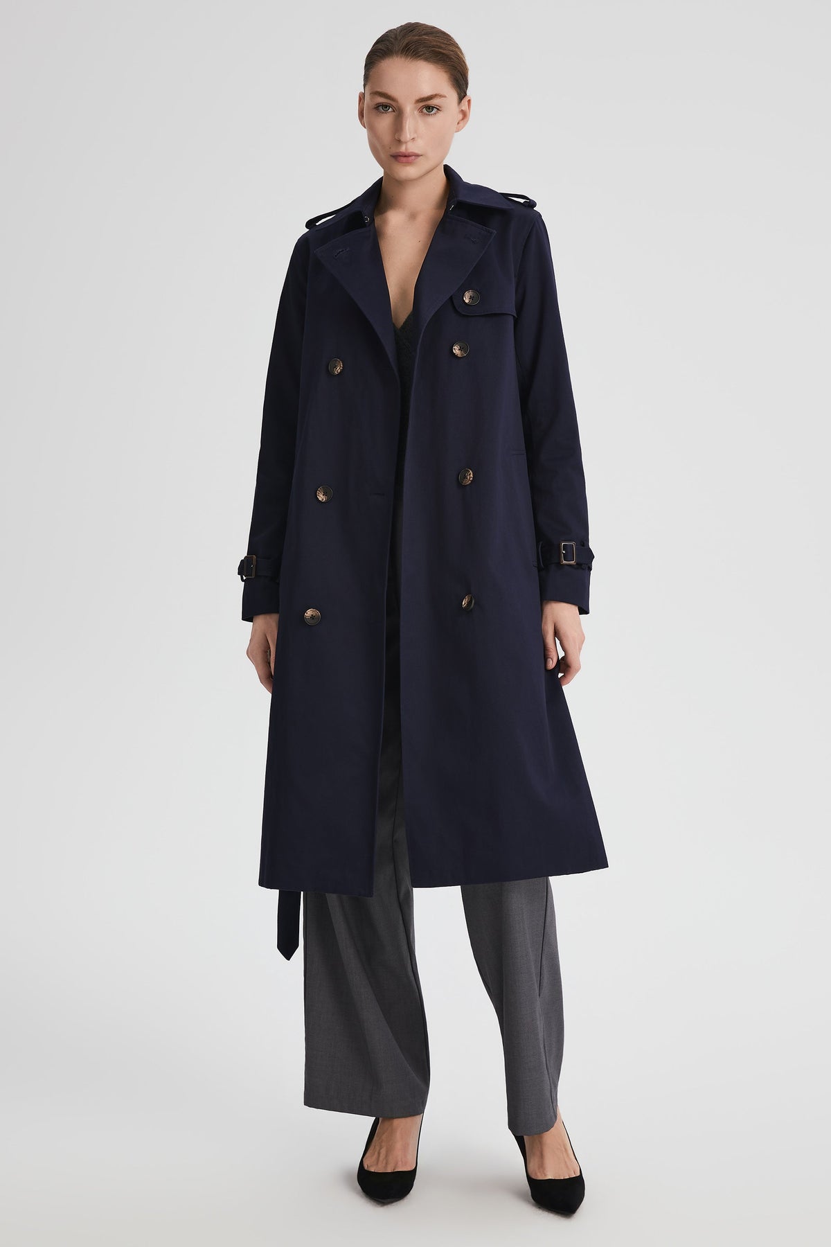 Long Classic Trench Coat