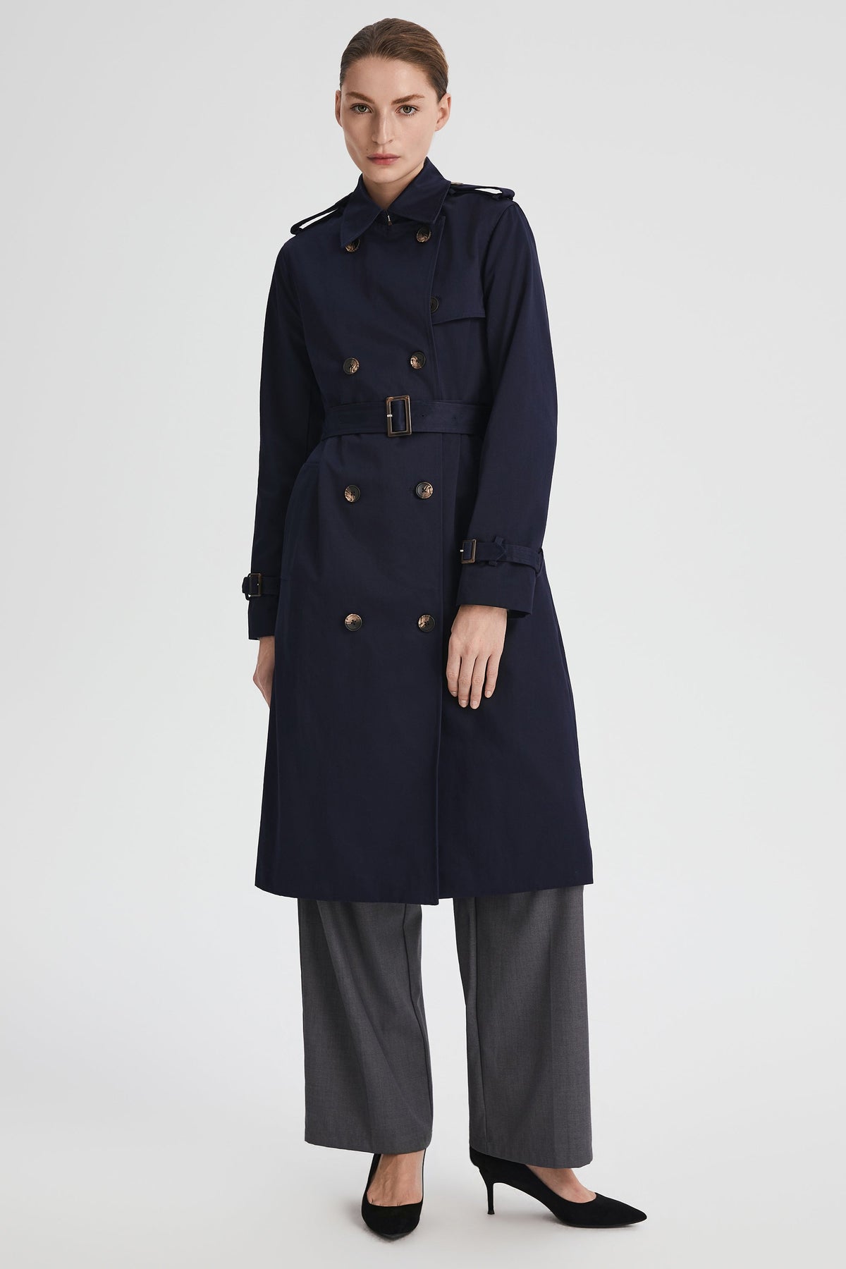 Long Classic Trench Coat