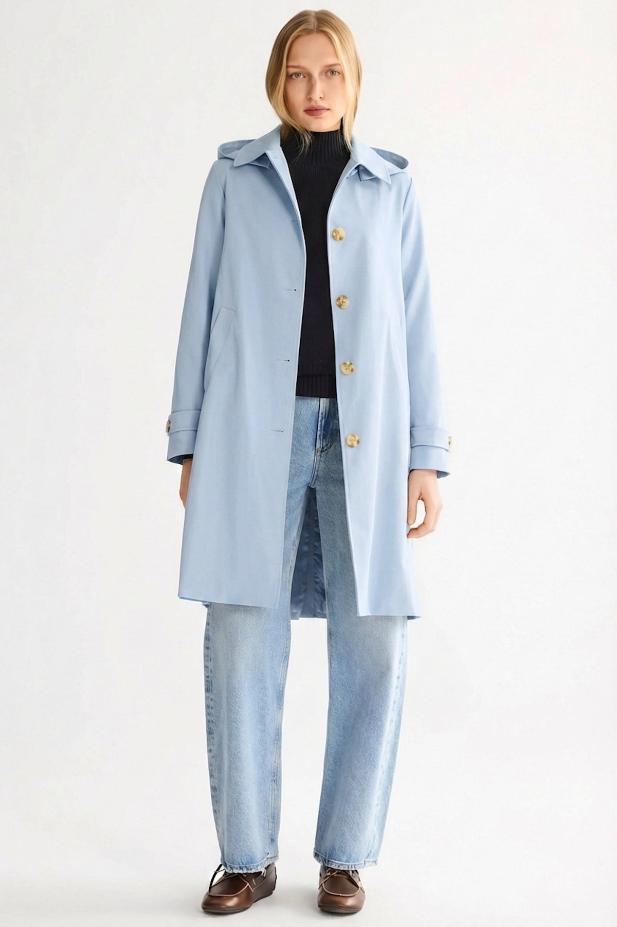 Single-Breasted Trench Coat