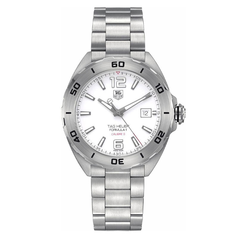 Tag Heuer Formula 1 White Dial Watch for Men - WAZ2114.BA0875