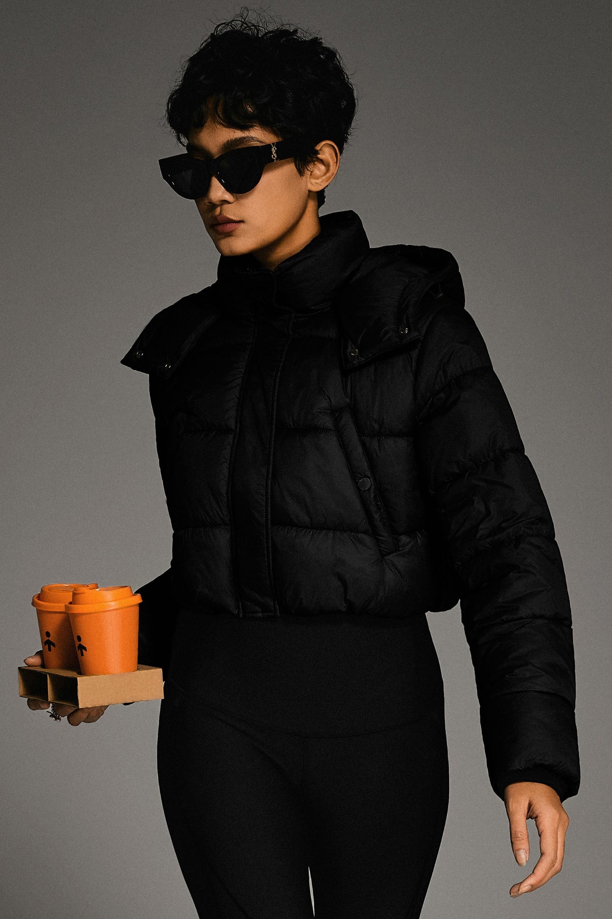 Urban Essential Cropped Lyrella Puffer Jacket