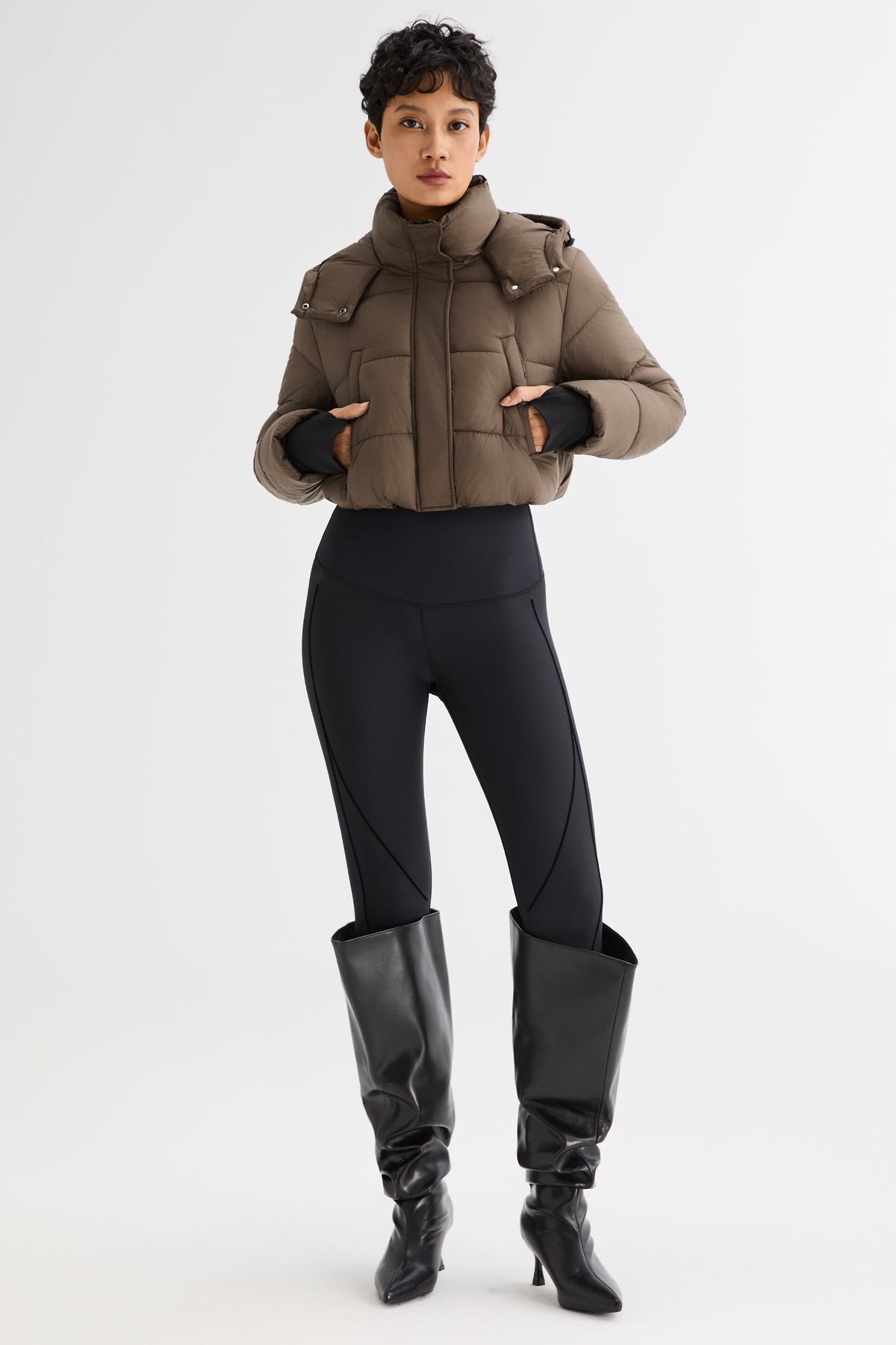 Urban Essential Cropped Lyrella Puffer Jacket