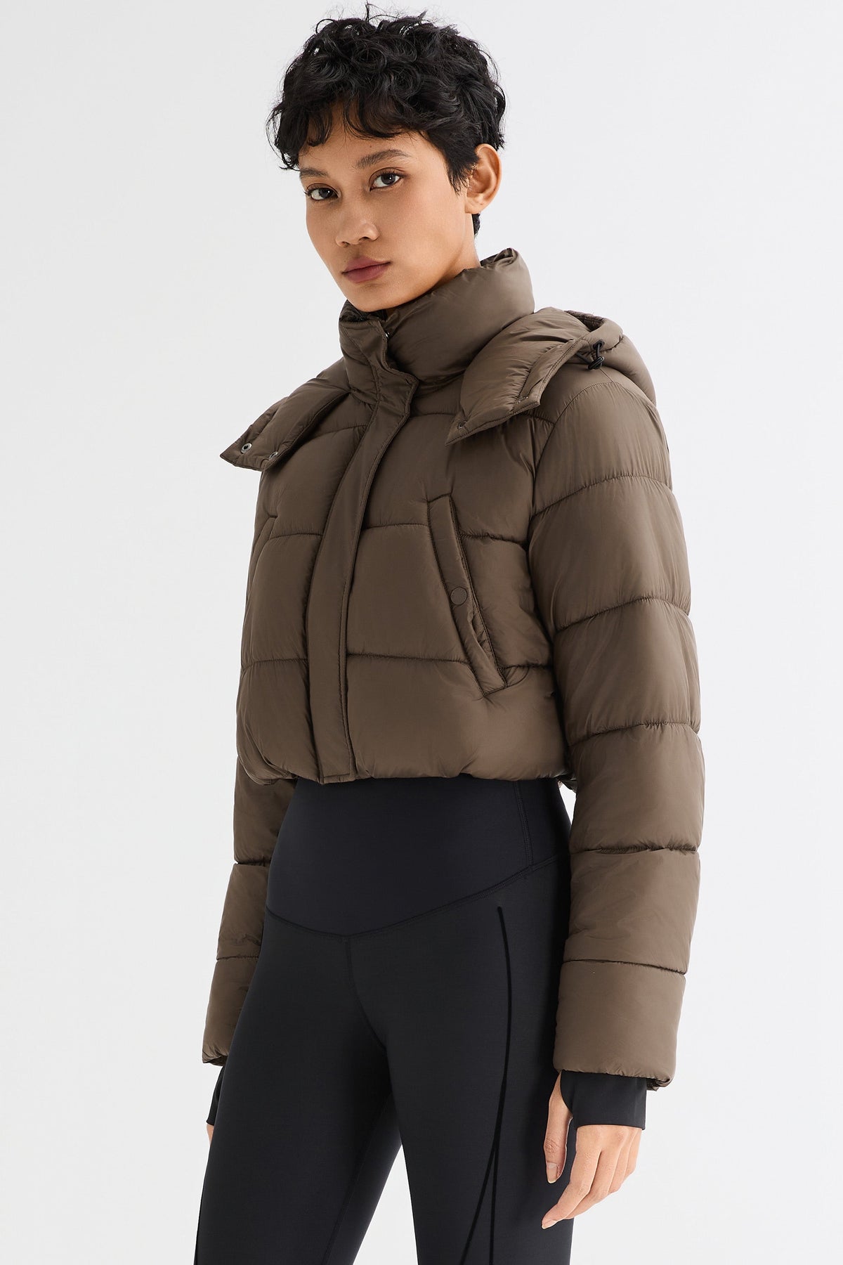 Urban Essential Cropped Lyrella Puffer Jacket