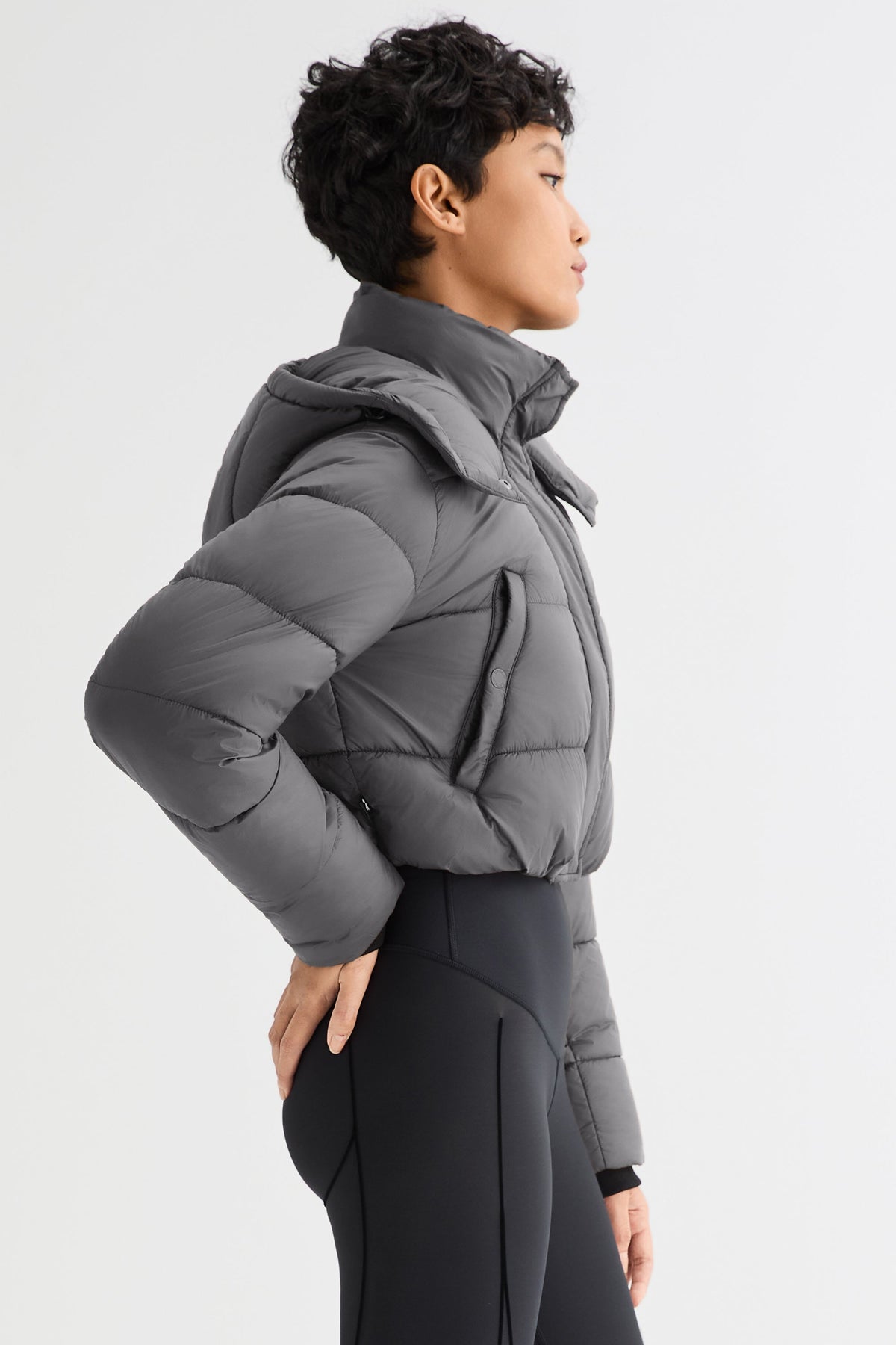 Urban Essential Cropped Lyrella Puffer Jacket