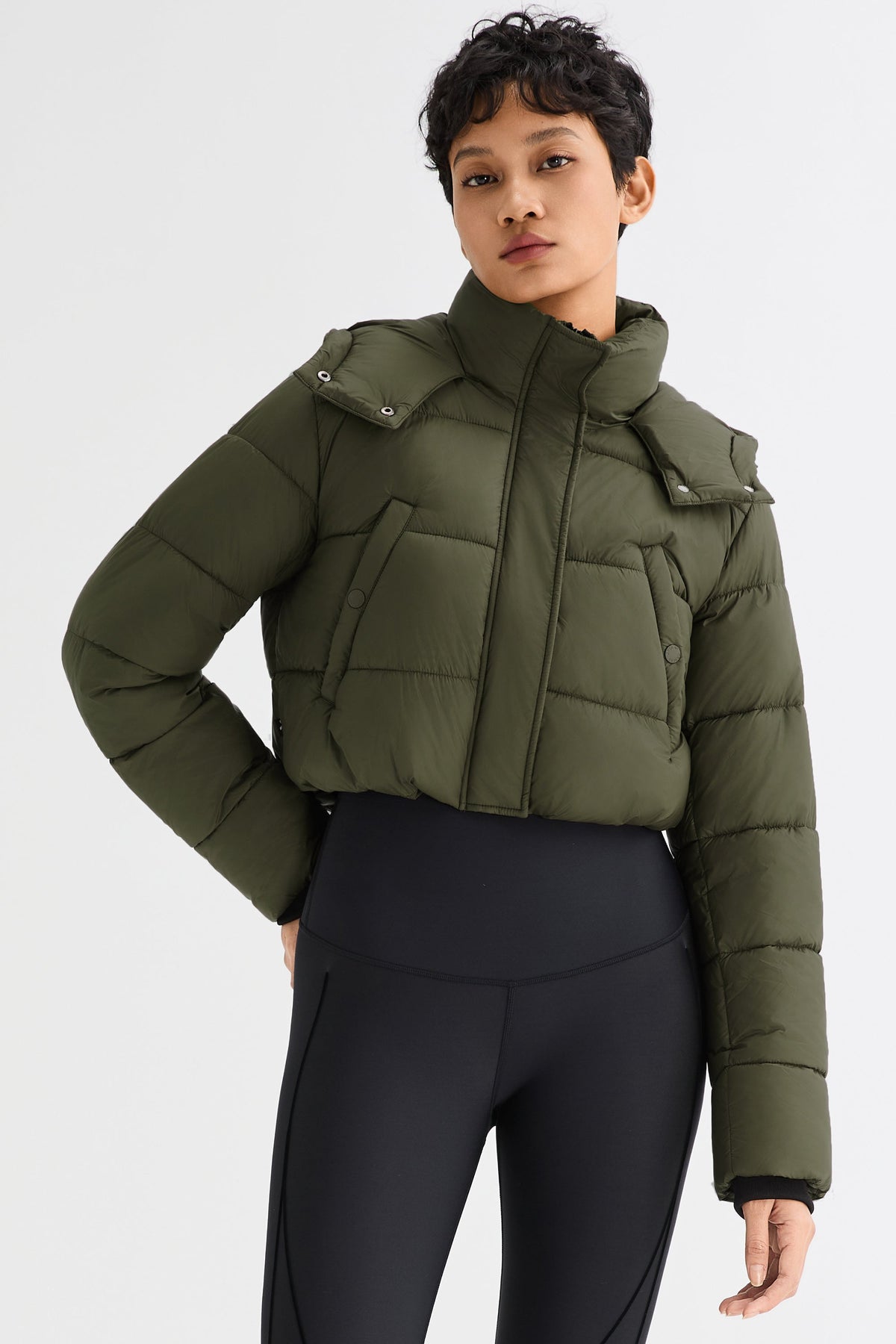Urban Essential Cropped Lyrella Puffer Jacket