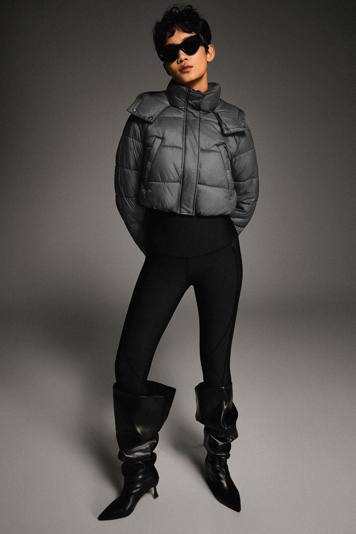Urban Essential Cropped Lyrella Puffer Jacket