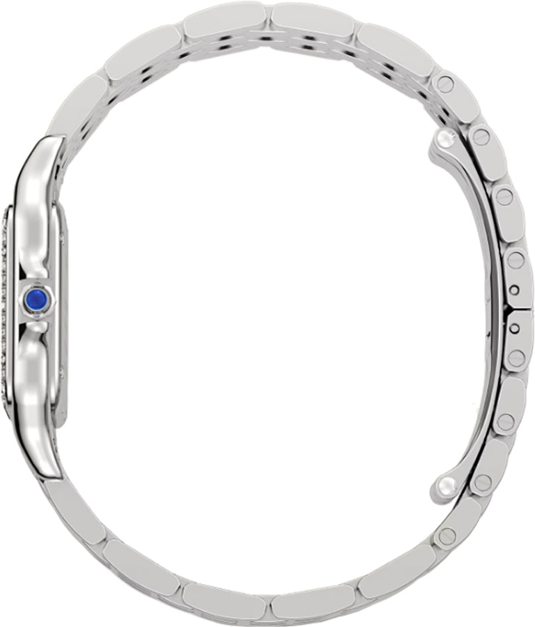 Cartier Panthere De Cartier Stainless Steel Diamonds Women's Watch W4PN0018