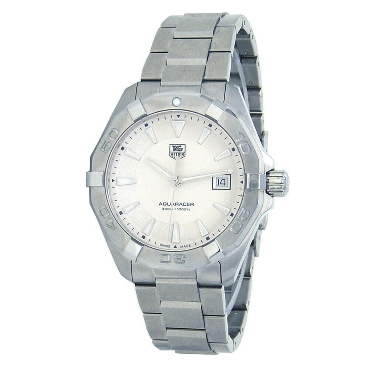 Tag Heuer Aquaracer White Dial Watch for Men - WAY1111.BA0928