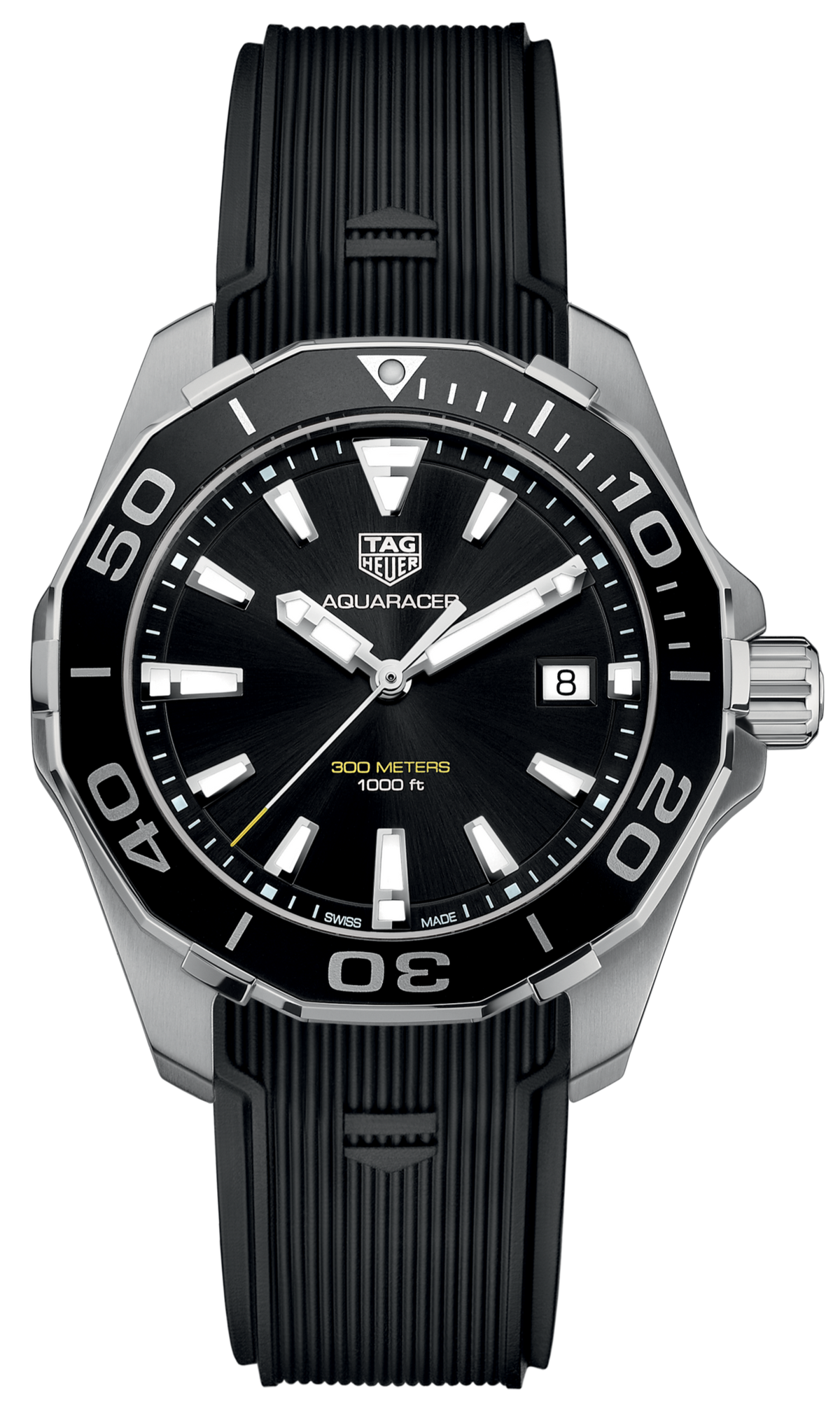 Tag Heuer Aquaracer Black Dial Watch for Men - WAY111A.FT6151