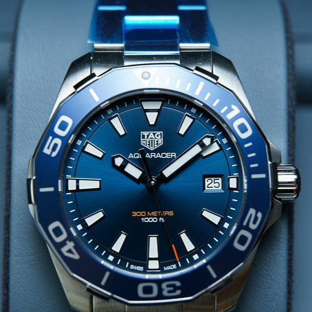 Tag Heuer Aquaracer Blue Dial Watch for Men - WAY111C.BA0928