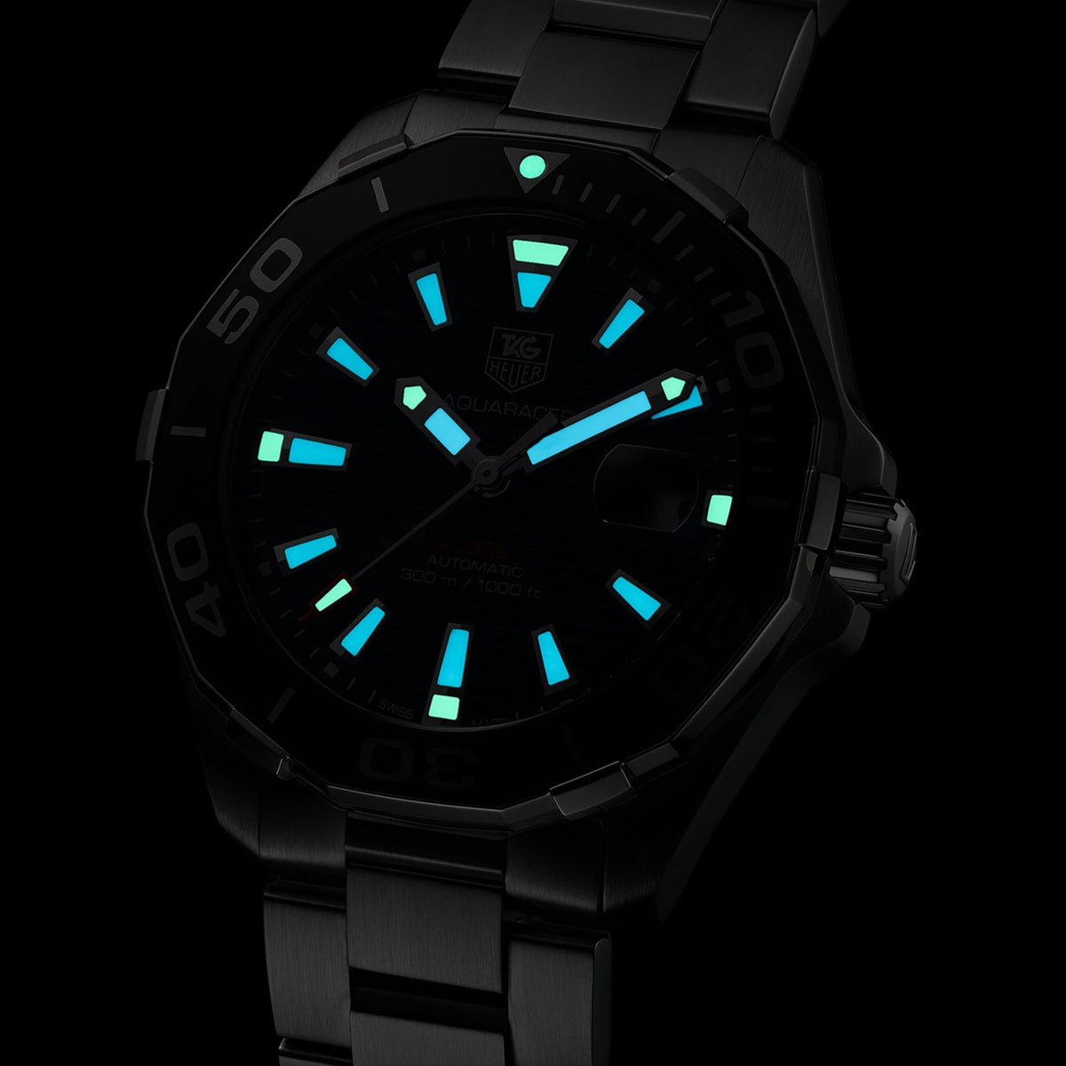 Tag Heuer Aquaracer Black Dial Watch for Men - WAY211A.BA0928