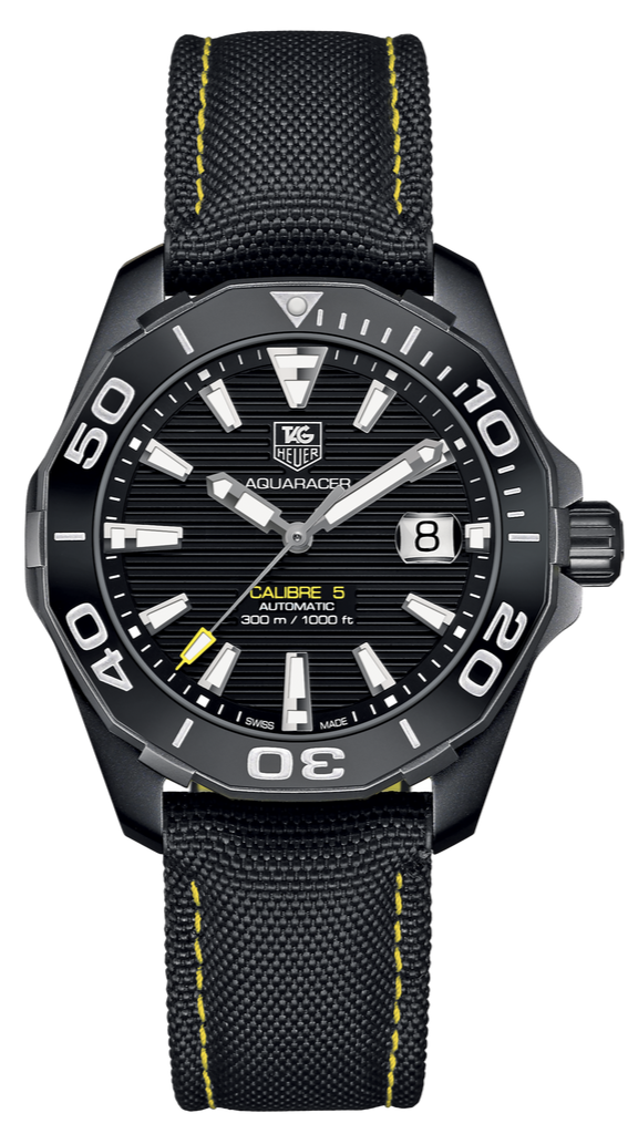 Tag Heuer Aquaracer Black Dial Watch for Men - WAY218A.FC6362