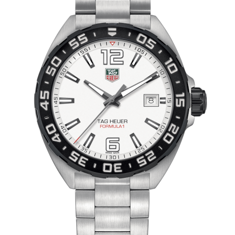 Tag Heuer Formula 1 White Dial Watch for Men - WAZ1111.BA0875