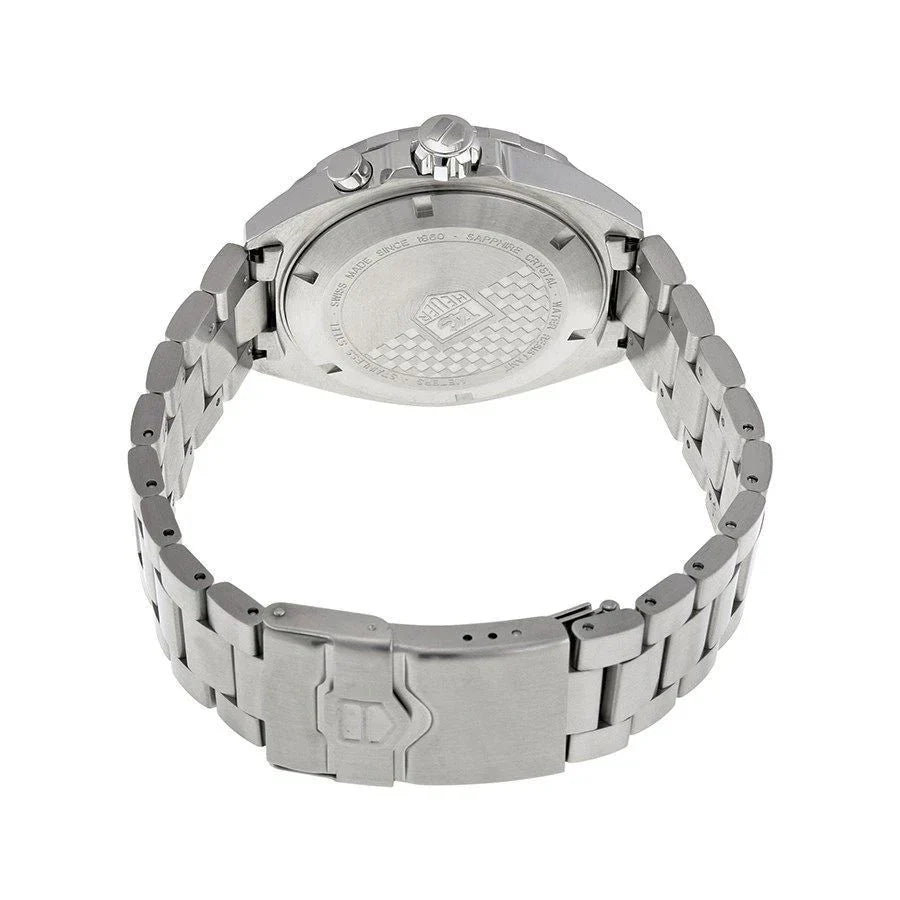Tag Heuer Formula 1 Black Dial Silver Steel Strap Watch for Men - WAZ111A.BA0875