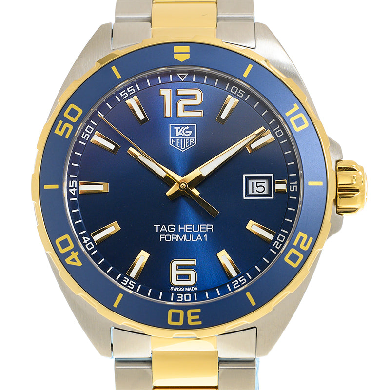 Tag Heuer Formula 1 Analog Blue Dial Two Tone Steel Strap Watch for Men - WAZ1120.BB0879