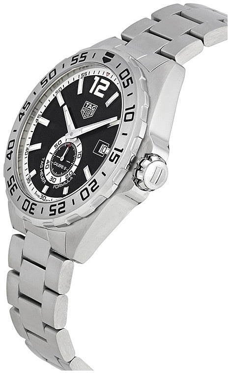 Tag Heuer Formula 1 Automatic Black Dial Silver Steel Strap Watch for Men - WAZ2012.BA0842