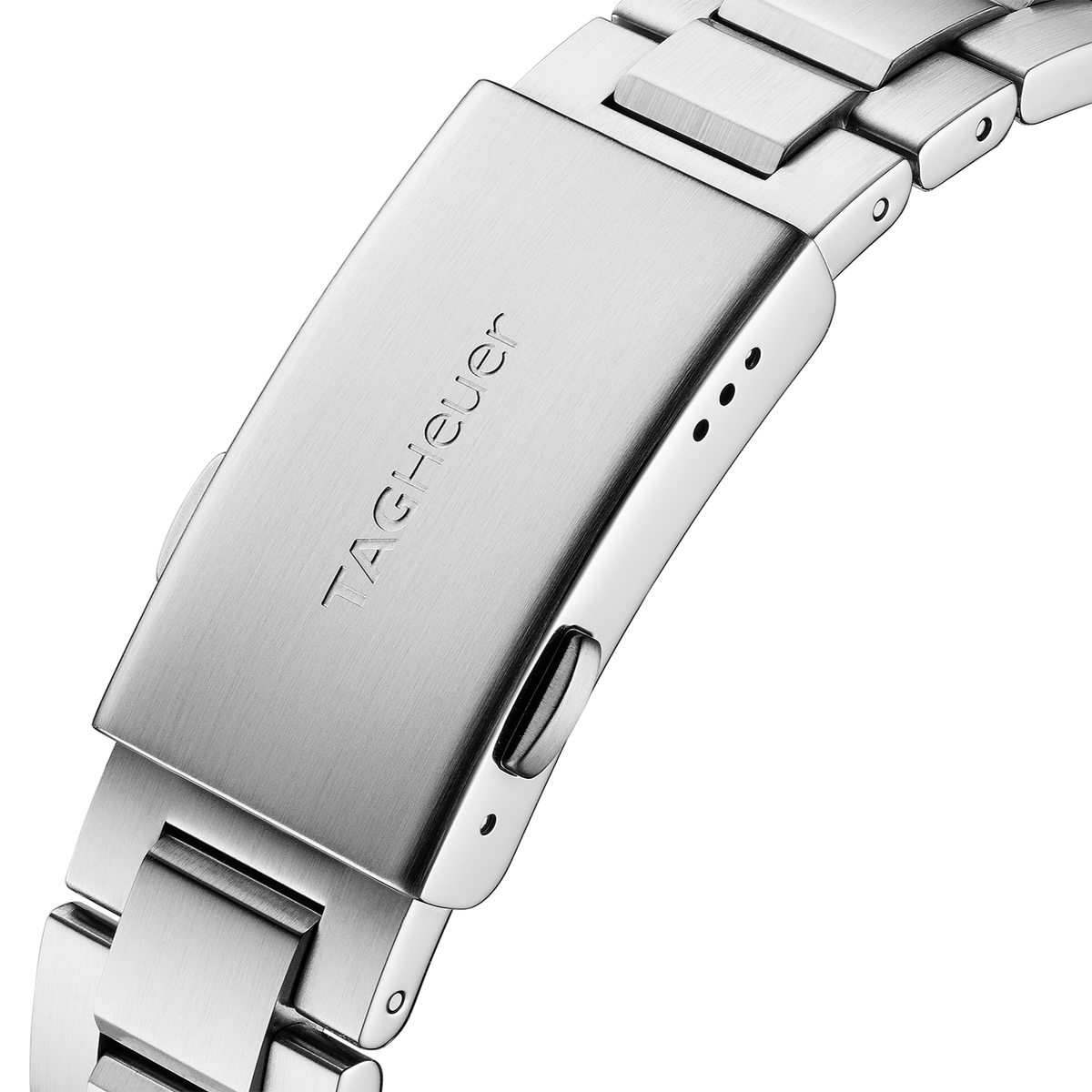 Tag Heuer Aquaracer Calibre 5 Grey Dial Silver Steel Strap Watch for Men - WBD2113.BA0928