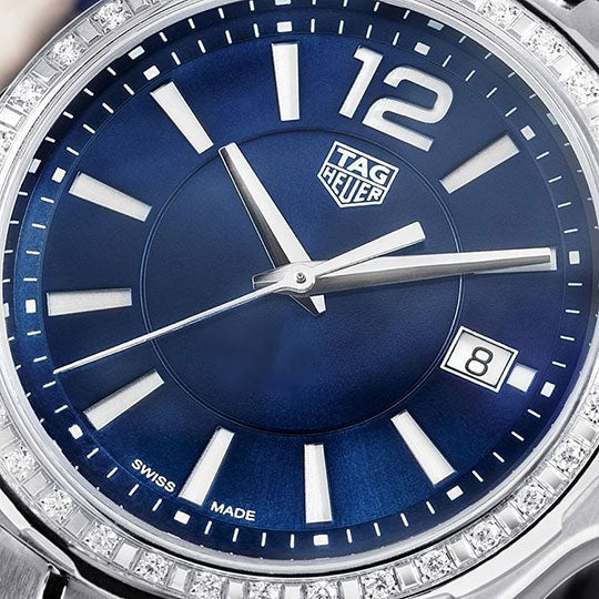 Tag Heuer Formula 1 Quartz Diamonds Blue Dial Silver Steel Strap Watch for Women - WBJ1316.BA0666