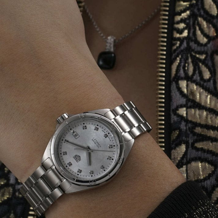 Tag Heuer Formula 1 Diamonds Mother of Pearl White Dial Watch for Women - WBJ1319.BA0666