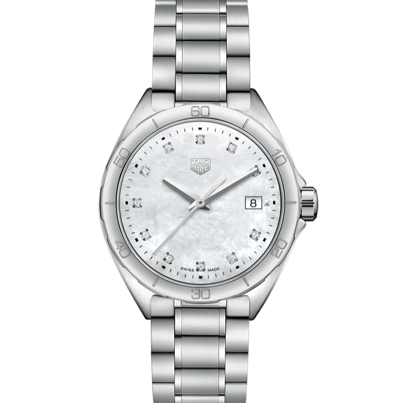 Tag Heuer Formula 1 Diamonds Mother of Pearl White Dial Watch for Women - WBJ1319.BA0666
