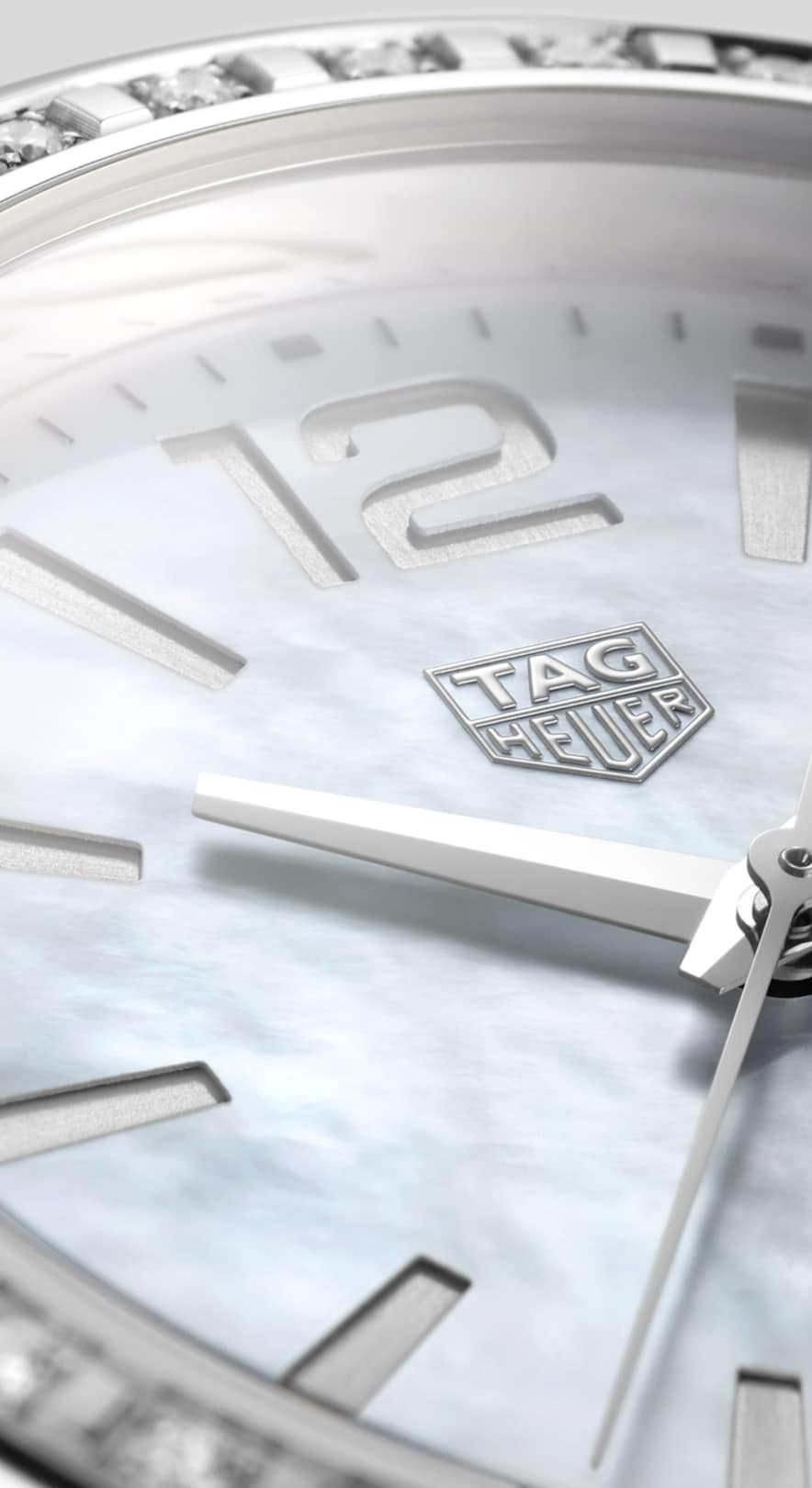 Tag Heuer Formula 1 Quartz Diamonds Mother of Pearl Dial Silver Steel Strap Watch for Women - WBJ131A.BA0666