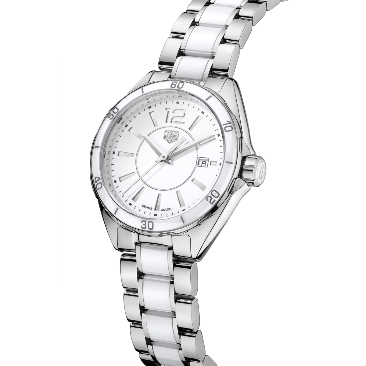 Tag Heuer Formula 1 Quartz White Dial Two Tone Steel Strap Watch for Women - WBJ141AC.BA0974