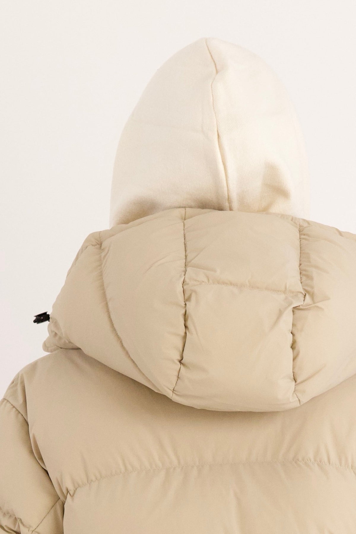 Wool Blend Knit Hood