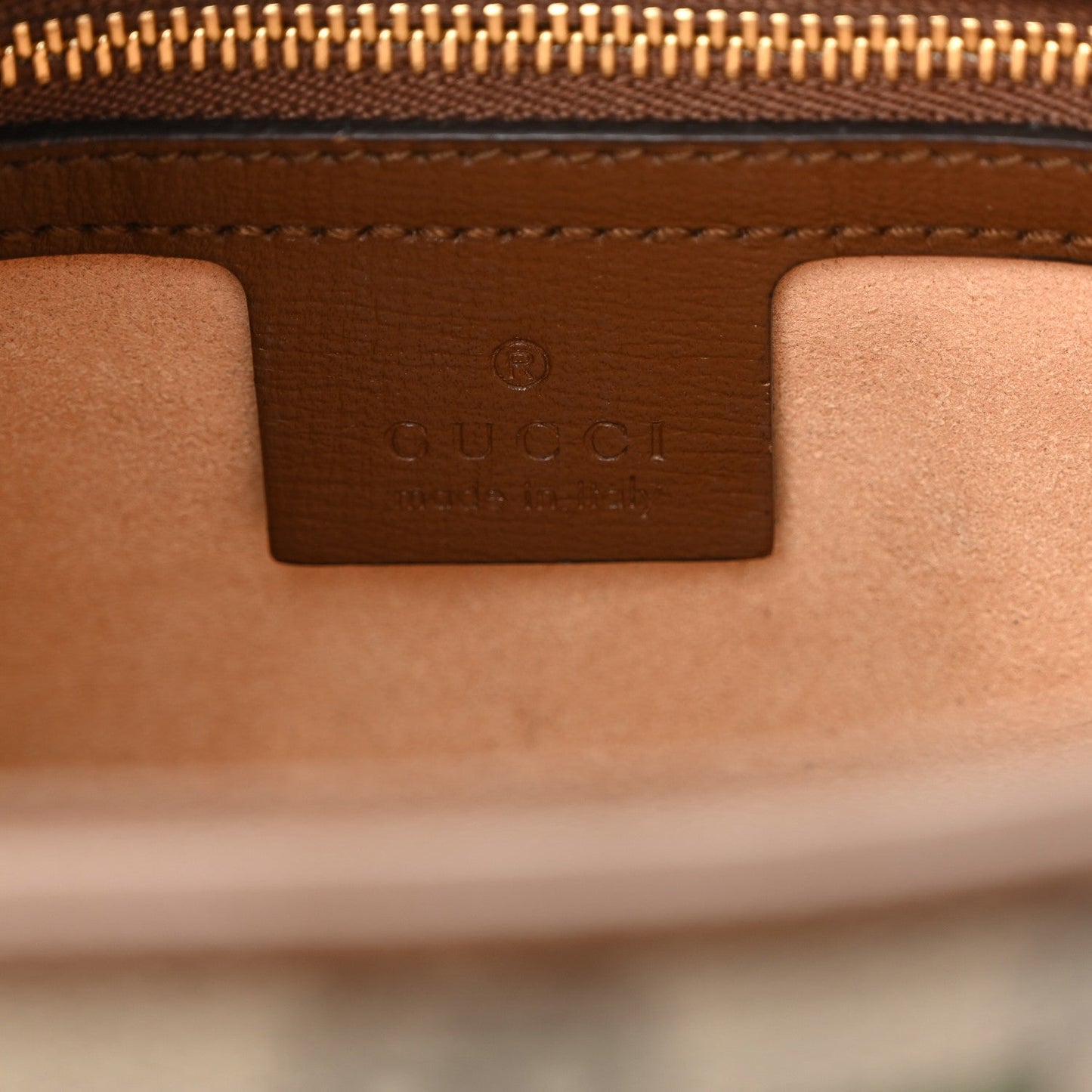 GG Supreme Monogram Azalea Calfskin Web Small Jackie 1961 Hobo Beige Ebony Brown Sugar