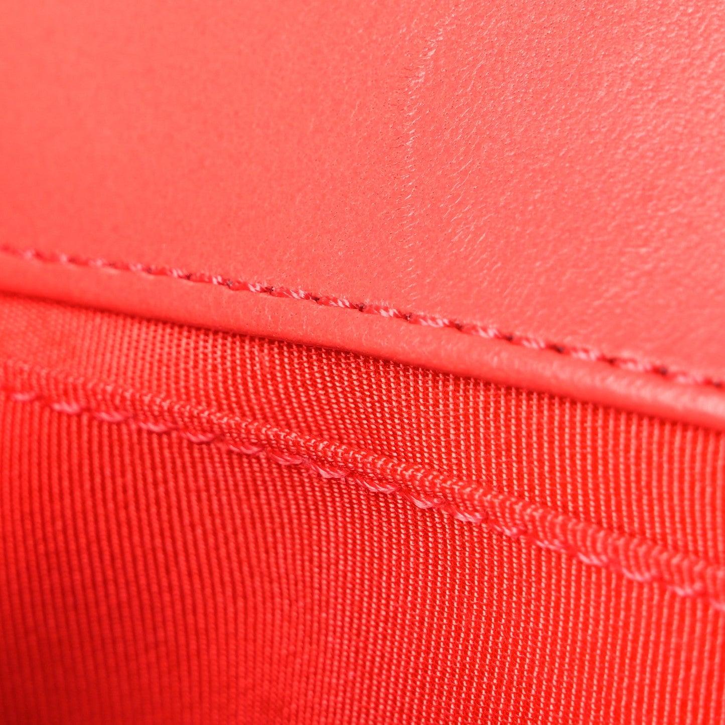 Velvet Quilted Small Boy Flap Coral