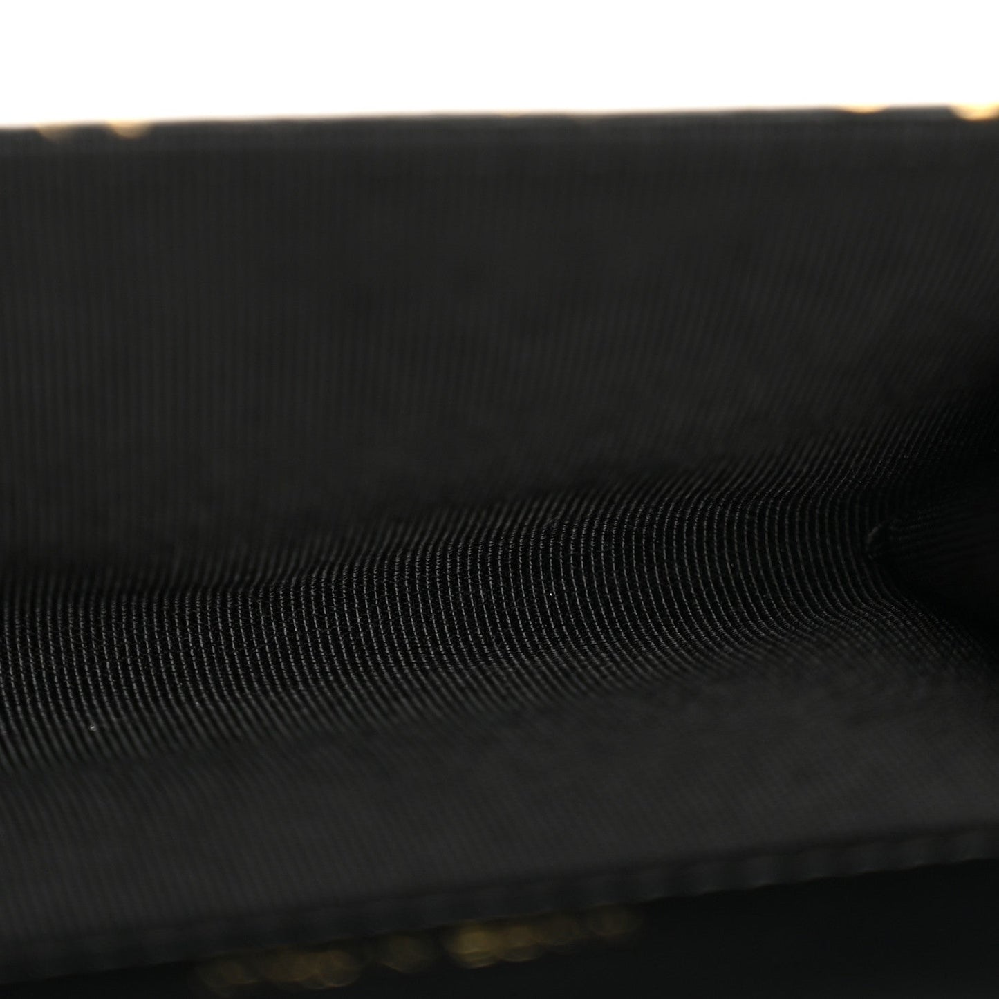 Calfskin Crocodile Embossed Graffiti 2.55 Crocodile Reissue Flap Card Holder Black Gold