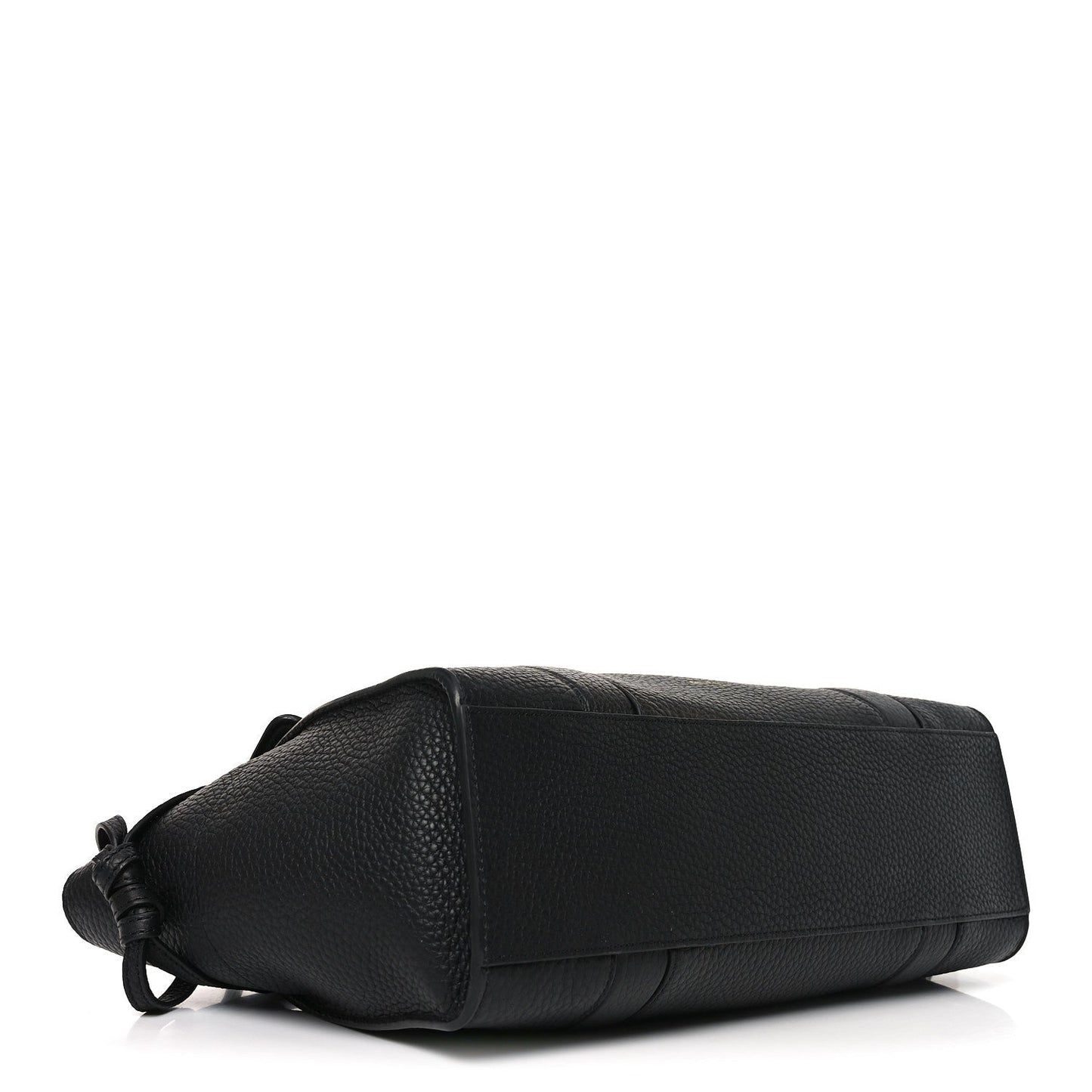 Heavy Grain Small Soft Bayswater Satchel Black