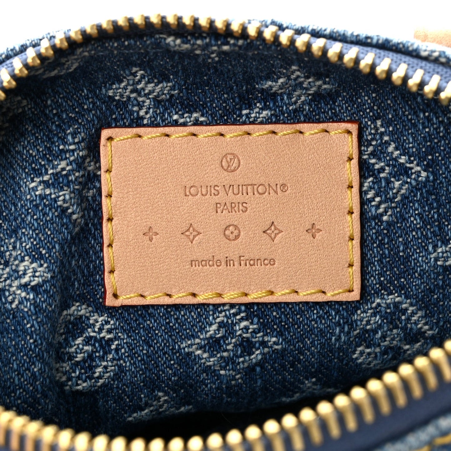 Monogram Denim Nano Speedy Blue