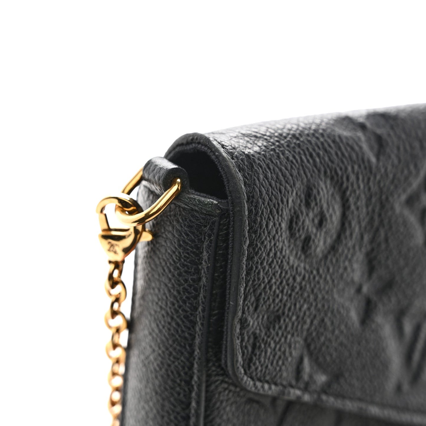 Empreinte Pochette Felicie Chain Wallet Black