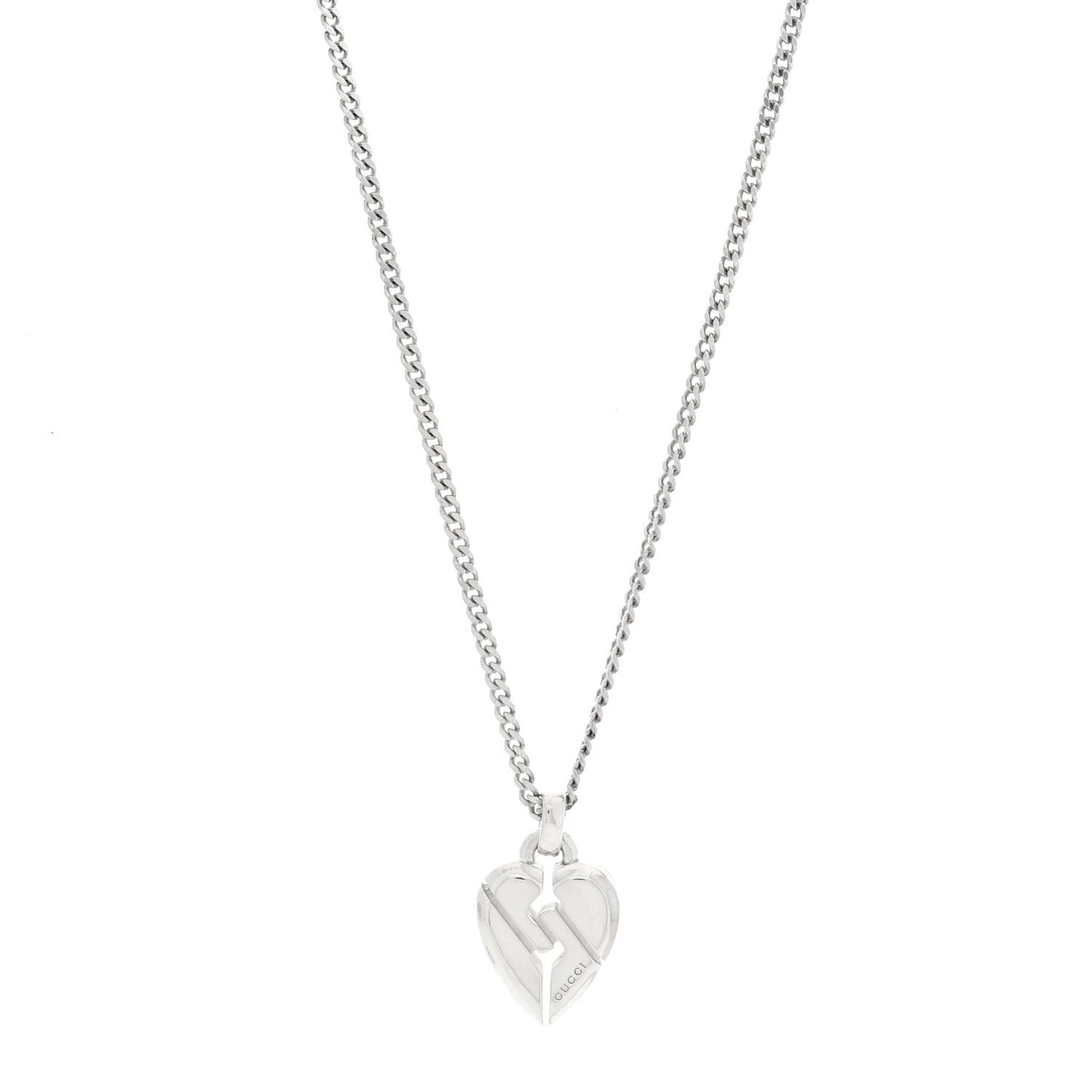 Sterling Silver Knot Heart Pendant Necklace