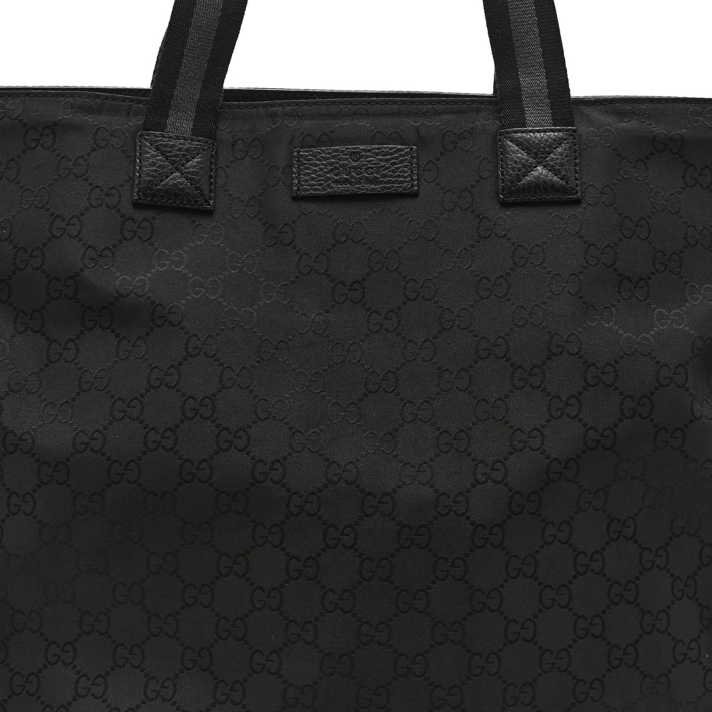 Nylon Monogram Vertical Tote Black