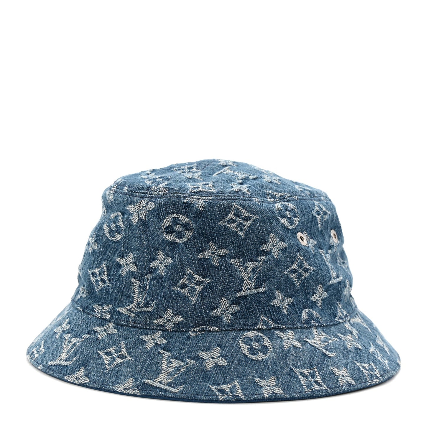 Monogram Denim Transformable Bob Bucket Hat 58 Blue