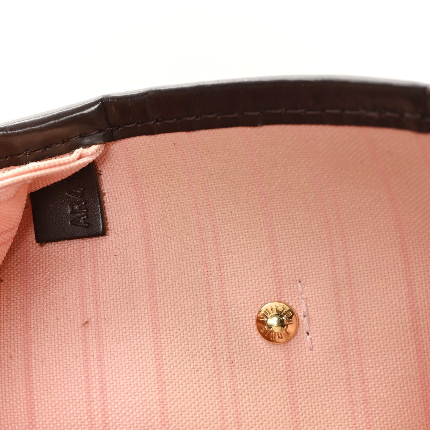 Damier Ebene Neo Neverfull MM Rose Ballerine