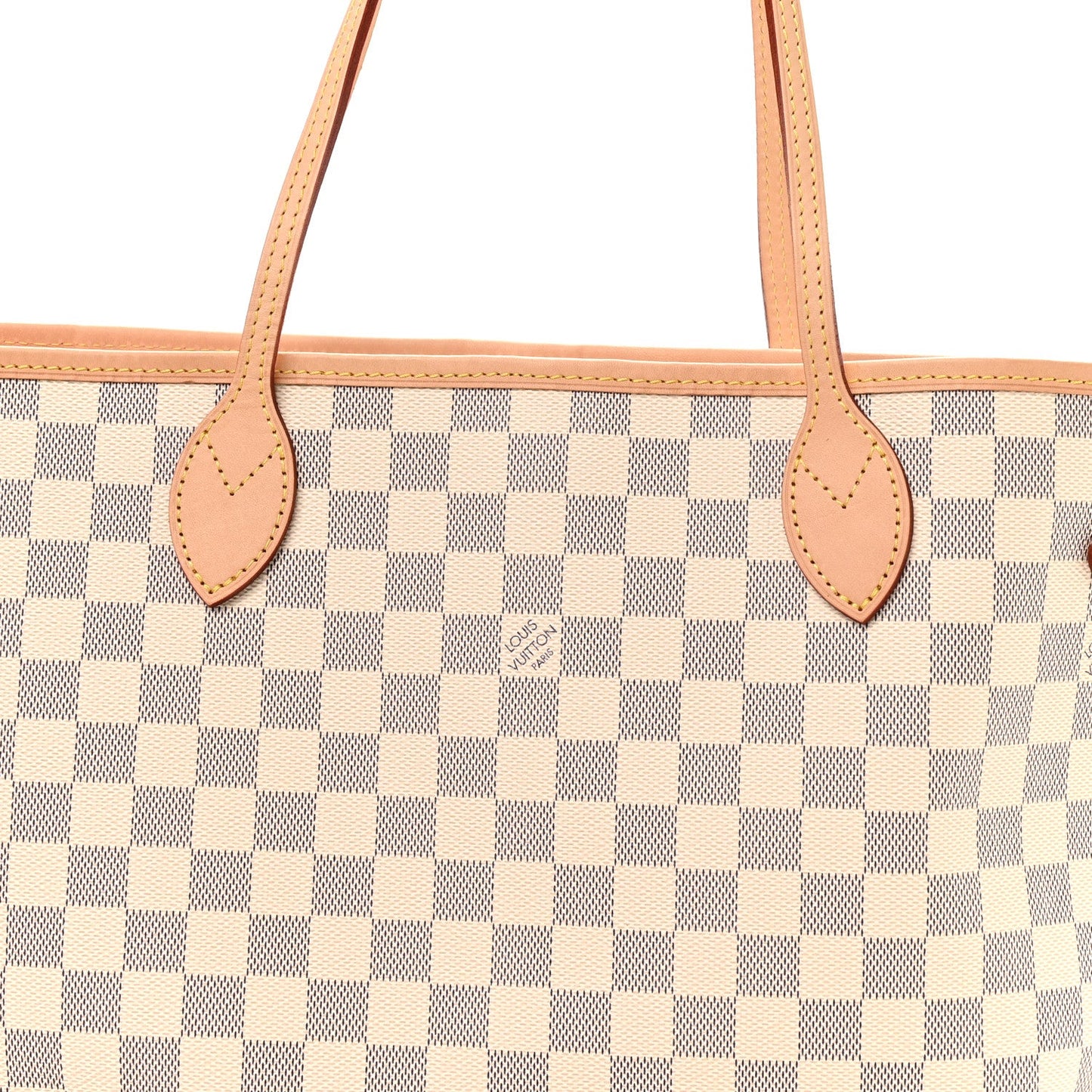 Damier Azur Neo Neverfull MM Rose Ballerine