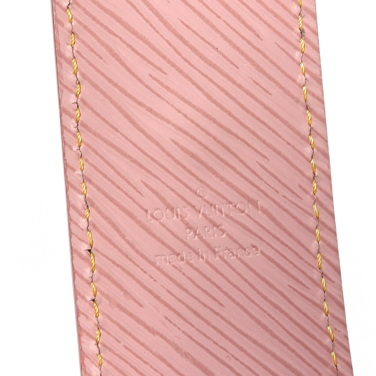 Epi Mechanical Flowers Bandouliere Shoulder Strap  Rose Ballerine