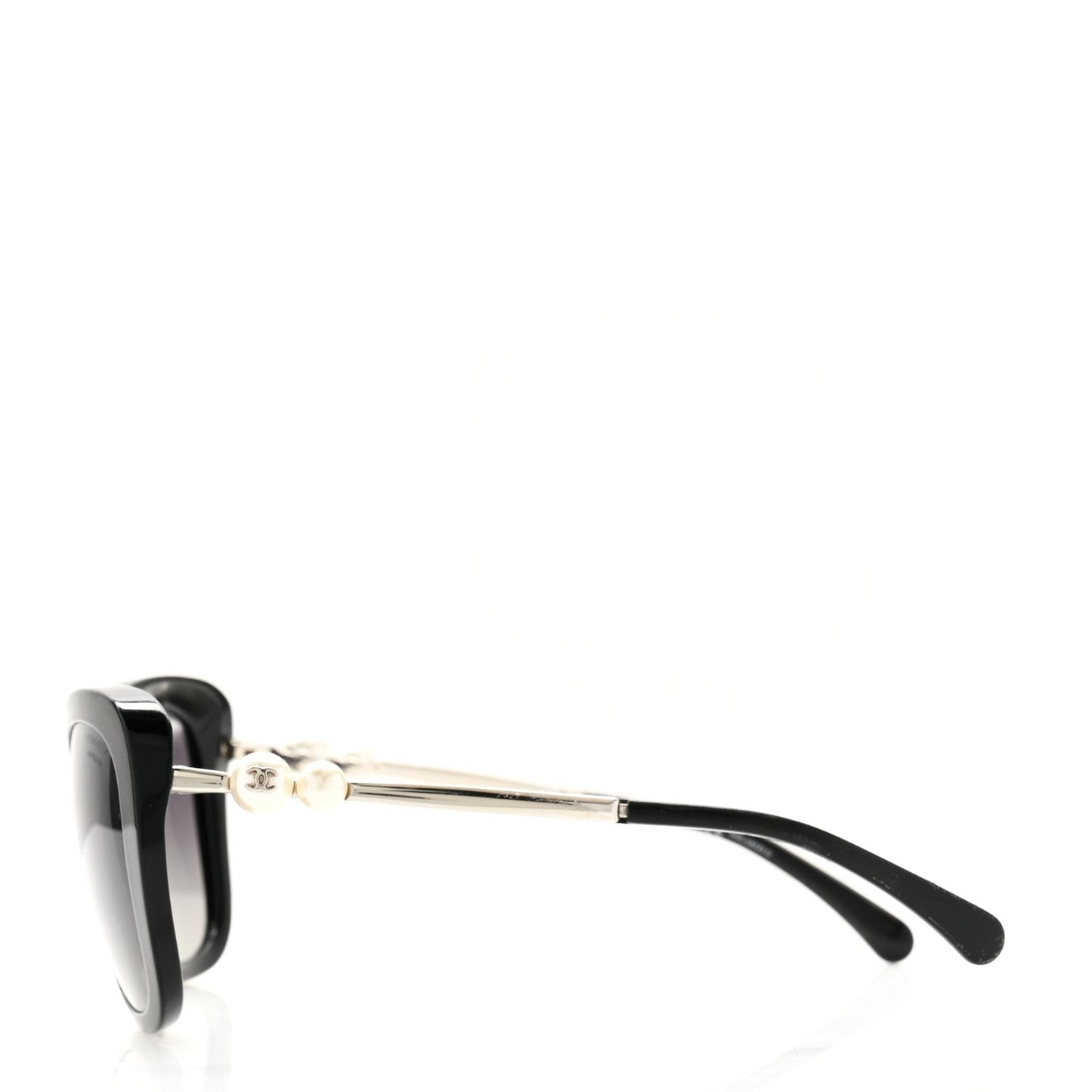 Acetate Butterfly Winter Pearl Sunglasses 5339-H Black