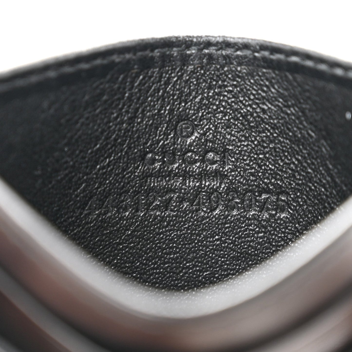 Calfskin Matelasse GG Marmont Card Holder Black