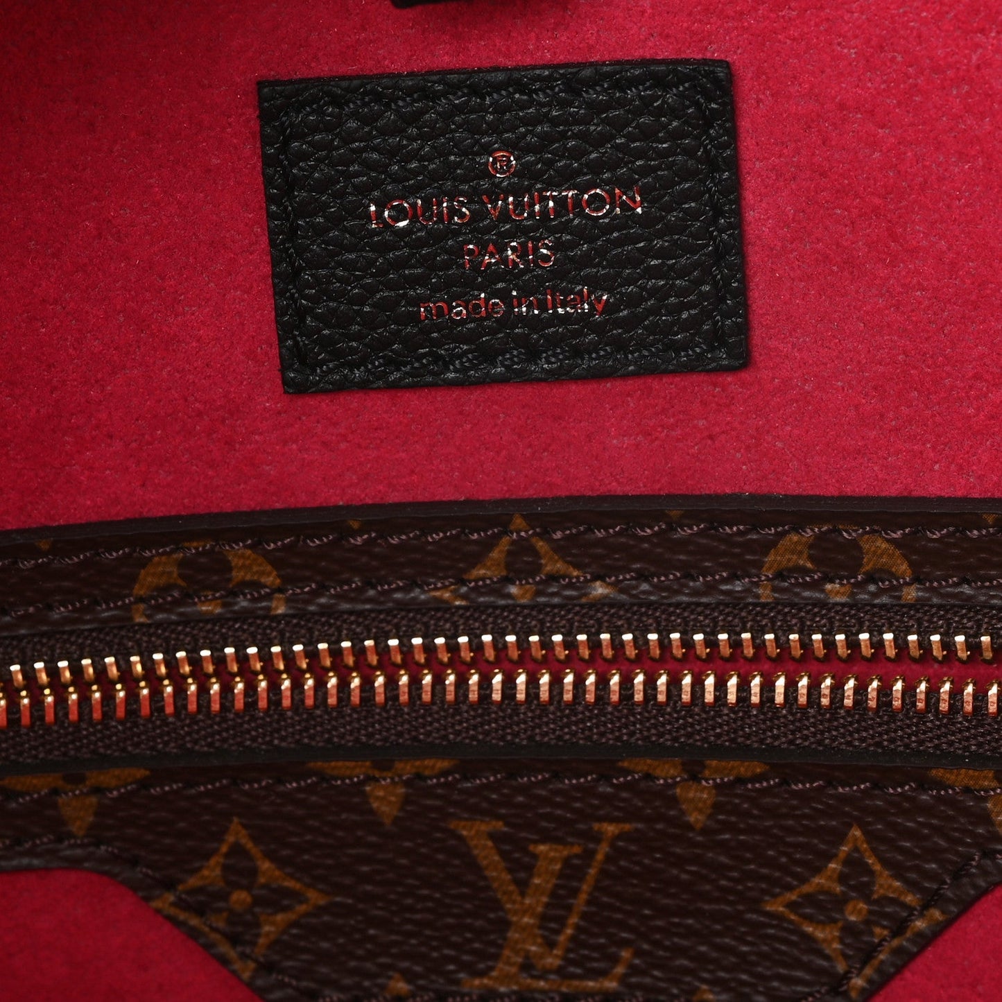 Calfskin Monogram Teddy Neverfull MM Black