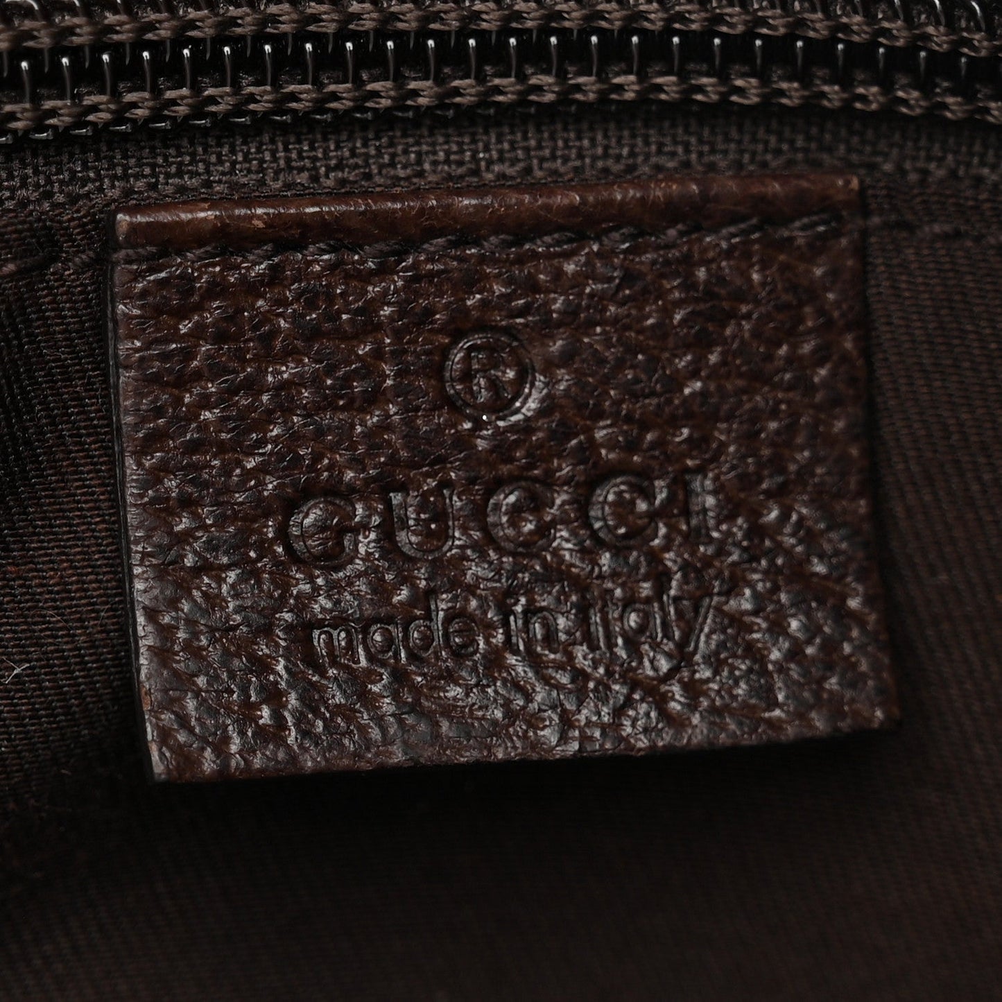 Monogram Medium Half Moon Hobo Dark Brown