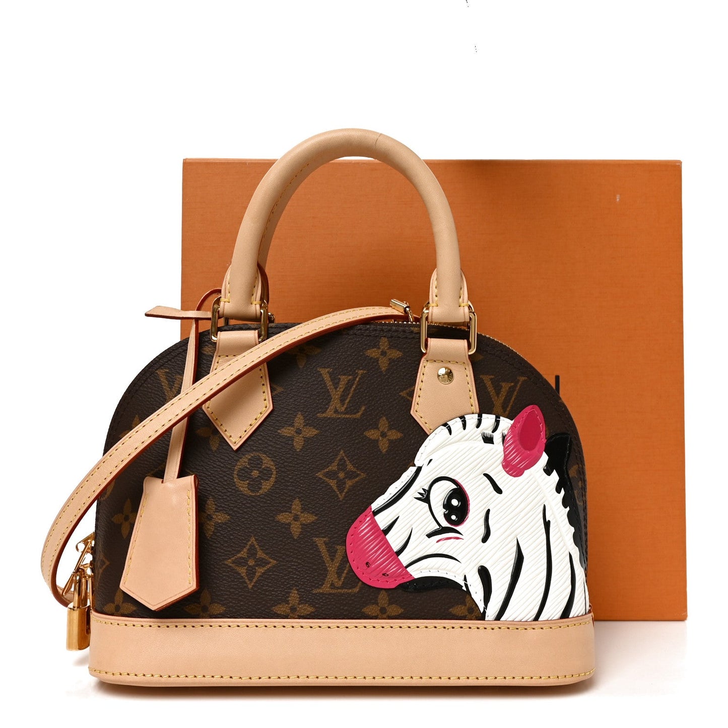 LV X Sun Yitian Monogram Zebra Alma BB