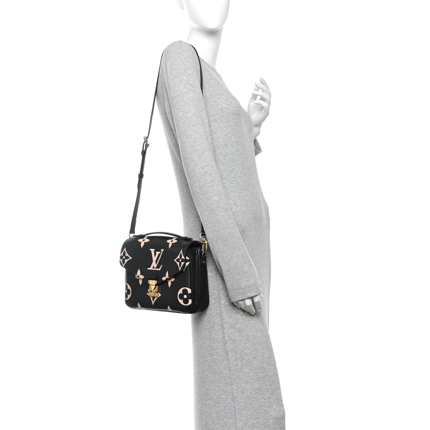 Empreinte Monogram Giant Pochette Metis Black Beige Black Beige