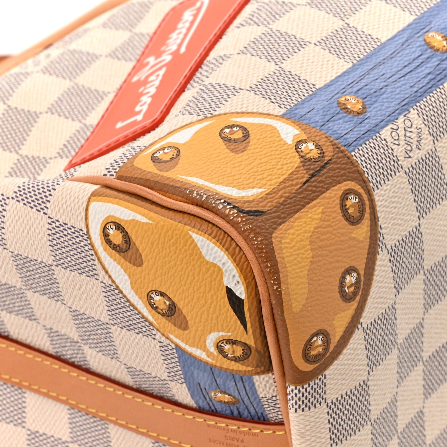 Damier Azur Summer Trunks Speedy Bandouliere 30