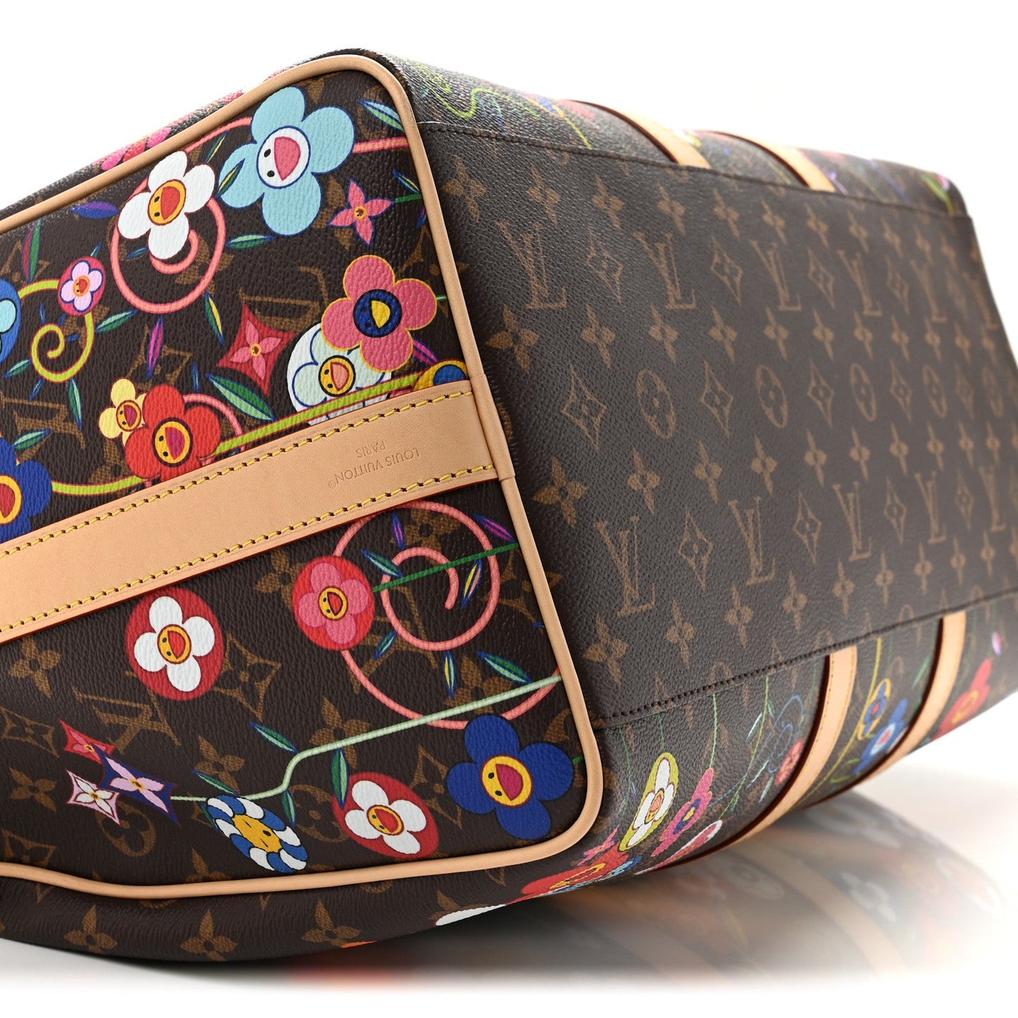 LV X TM Monogram Flowers Keepall Bandouliere 45